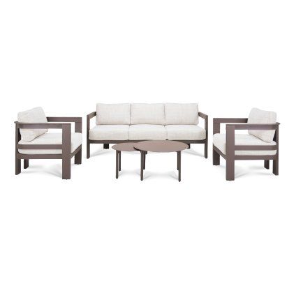 Venkovní Zahradní sestava Monaco Color Brown / Olefin Aluminium Frame Powder Coated (Color Brown / Olefin)