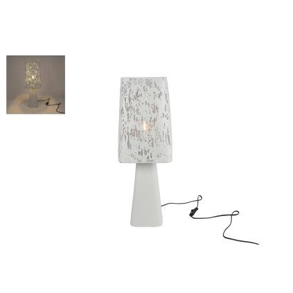 10713 lampa seda kov 20x20x58cm