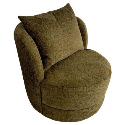Elegantní točivé holandské křeslo s jemně zakulacenými tvary, ručně vyrobené s důrazem na pohodlí a precizní řemeslné zpracování.