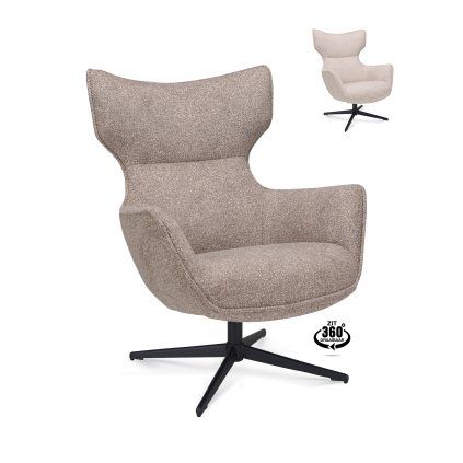 Elegantní kancelářské otočné křeslo holandské výroby s kovovou podnoží.