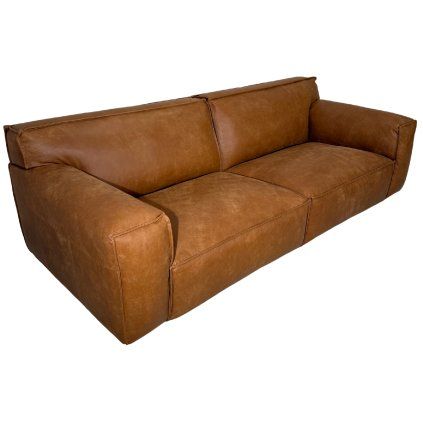 Luxusní sofa Chicago z prvotřídní italské kůže. Navrženo pro maximální pohodlí a styl, ručně vyrobeno v Holandsku.