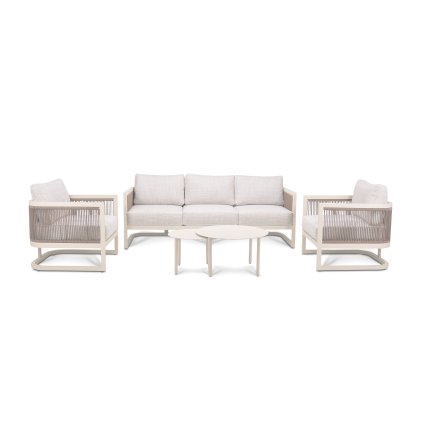 Venkovní Zahradní sestava Saint Tropez Color Creme Quick Dry / Olefin Aluminum Frame Powder Coated (Color Creme Quick Dry / Olefin)