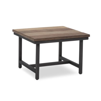 Hoektafel Empresa 011  - metal-old teak 60 x 60 (Barva N.v.t.)
