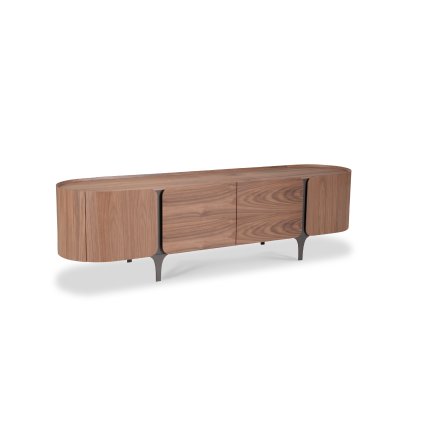 TV komoda Sakura 008 Soft-Close 200x50x55  Walnoot Poot Bronze (Color Walnoot)