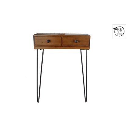 8596 konzole sheesham indie kovova podnoz 56x20x76