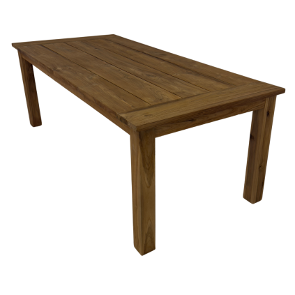 9058 4 stul venkovni teak 220x100x78