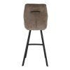 Barová židle Jade ZH 80 Stof Cowboy 809 Stone Leg Black (Color 809 Stone)
