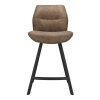 Barová židle Jade ZH 65  Stof Cowboy 809 Stone Leg Black (Color 809 Stone)