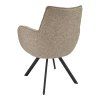 Židle s područkami Omega Stof Taurus Beige 05 Leg Black (Color Beige 05)