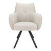 Židle s područkami Omega Stof Taurus Beige 05 Leg Black (Color Beige 05)