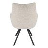 Židle s područkami Omega Stof Taurus Beige 05 Leg Black (Color Beige 05)