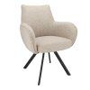 Židle s područkami Omega Stof Taurus Beige 05 Leg Black (Color Beige 05)
