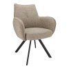 Židle s područkami Omega Stof Taurus Beige 05 Leg Black (Color Beige 05)