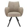 Židle s područkami Omega Stof Taurus Beige 05 Leg Black (Color Beige 05)