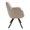 Židle s područkami Omega Stof Taurus Beige 05 Leg Black (Color Beige 05)