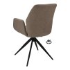 Židle s područkami Wayne Stof Glory Beige 05 Leg Black 360° Return-system (Color Beige 05)