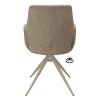 Židle s područkami Wayne Stof Glory Beige 05 Leg Black 360° Return-system (Color Beige 05)