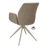 Židle s područkami Wayne Stof Glory Beige 05 Leg Black 360° Return-system (Color Beige 05)