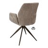 Židle s područkami Wayne Stof Glory Beige 05 Leg Black 360° Return-system (Color Beige 05)