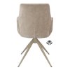 Židle s područkami Wayne Stof Glory Beige 05 Leg Black 360° Return-system (Color Beige 05)