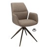Židle s područkami Wayne Stof Glory Beige 05 Leg Black 360° Return-system (Color Beige 05)