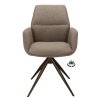 Židle s područkami Wayne Stof Glory Beige 05 Leg Black 360° Return-system (Color Beige 05)
