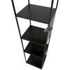 Unikátní kovový regál s hladkým, moderním povrchem, ideální pro minimalistický design.