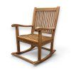 5290 5 kreslo houpaci teak 64x88x106