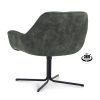 Křeslo Aristo - otočné Zwart Stof Adore  Anthracite 67 (Color Anthracite 67)