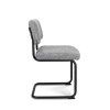 Židle Vik Stof Oasis Grey 65 Frame Black (Color Grey 65)