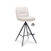 Barová židle Bliss - ZH 80   Stof Alpine Natural 01 Leg Black 360° Return-system (Color Natural 01)