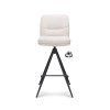 Barová židle Bliss - ZH 80   Stof Alpine Natural 01 Leg Black 360° Return-system (Color Natural 01)
