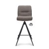 Barová židle Bliss - ZH 80   Stof Alpine Natural 01 Leg Black 360° Return-system (Color Natural 01)