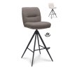 Barová židle Bliss - ZH 80   Stof Alpine Natural 01 Leg Black 360° Return-system (Color Natural 01)