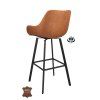 Barová židle s područkami Boost - ZH 80  Microleder Bull Camel 09 Leg Black (Color Camel 09)