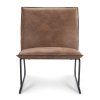 Křeslo Chapman 1 seater Stof Rawhide Brown 03 Gun color frame (Color Brown 03)