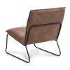 Křeslo Chapman 1 seater Stof Rawhide Brown 03 Gun color frame (Color Brown 03)