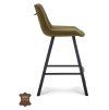Barová židle Jagger ZH 65 Microleder Bull Graphite 66 Leg Black (Color Graphite 66)