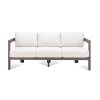 Monaco OUTDOOR Brown Bench front