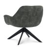 Křeslo Vegas Stof Adore  Anthracite 67 Leg Black (Color Anthracite 67)