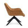 Křeslo Vegas Stof Adore  Anthracite 67 Leg Black (Color Anthracite 67)