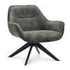 Křeslo Vegas Stof Adore  Anthracite 67 Leg Black (Color Anthracite 67)