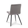Židle Twiggi Stof Velvet Hcj Hcj-38 Grey Leg Black (Color Hcj-38 Grey)