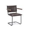 Židle Duncan  Stof Rawhide Brown 03 Gun color frame (Color Brown 03)