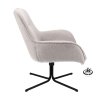 Křeslo Unic  Stof Leaf Steel 149 Poot Black (return System) (Color Steel 149)