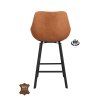 Barová židle s područkami Boost - ZH 65  Microleder Bull Camel 09 Leg Black (Color Camel 09)
