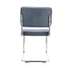 Židle Brave Stof Bloq  Darkblue 48 chrome frame (Color Darkblue 48)