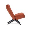 Křeslo Denver Stof Adore  Copper 126 Leg Black (Color Copper 126)
