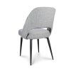 Židle Seattle Stof Oasis Ashgrey 40 Leg Black (Color Ashgrey 40)