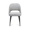 Židle Seattle Stof Oasis Ashgrey 40 Leg Black (Color Ashgrey 40)